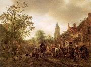 Ostade, Isaack Jansz. van The Halt at the Inn oil